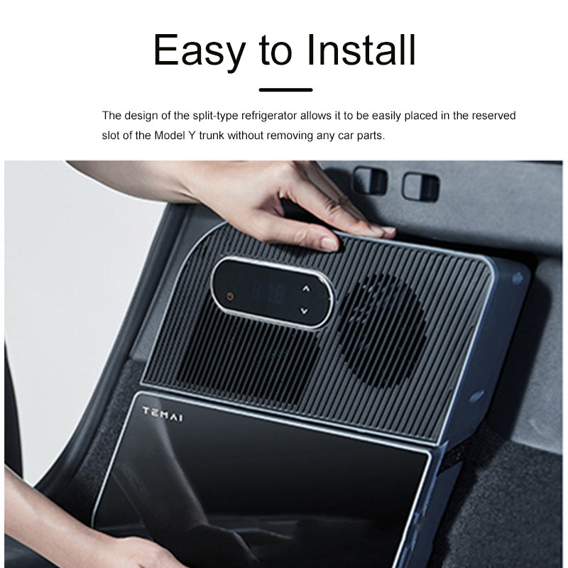 Tesla Model Y Trunk Refrigerator - Durable & Quick Cooling for Outdoor Adventures