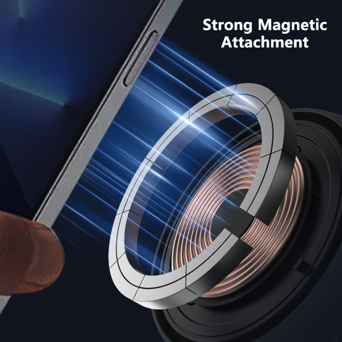Qi2 Wirless Charging Phone Holder for Tesla | 15W Fast Charging