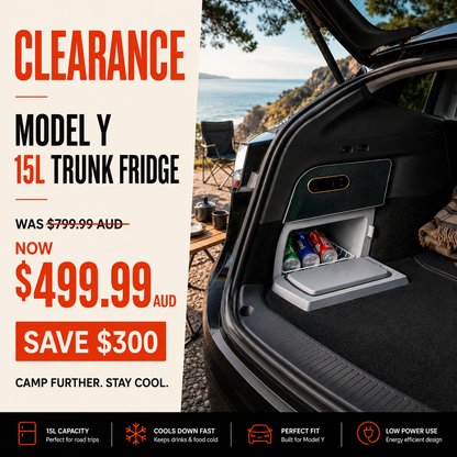 Tesla Model Y Trunk Refrigerator - Durable & Quick Cooling for Outdoor Adventures