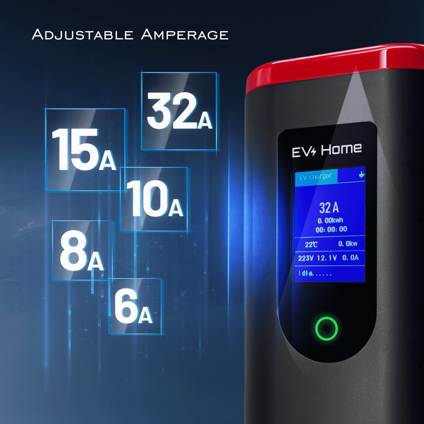 EZ Charge Pro | Type 2 Portable EV Charger | 6A-32A Adjustable | AU Plug