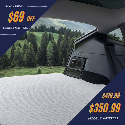 Tesla Model Y Foldable Mattress - Adaptive & Breathable for Enhanced Camping Comfort